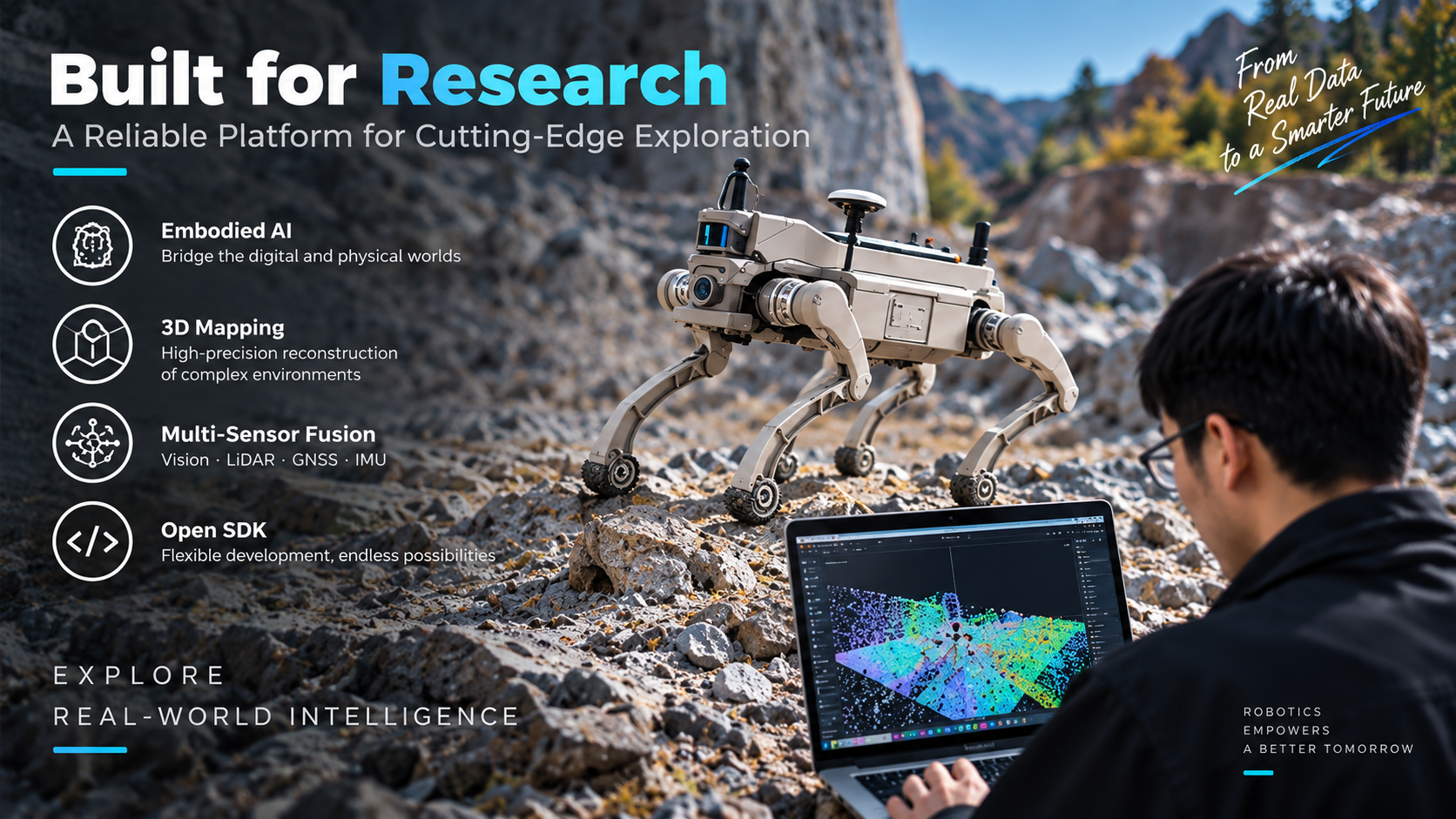 Gangbeng L1 EDU platform for embodied AI, mapping, and multi-sensor research