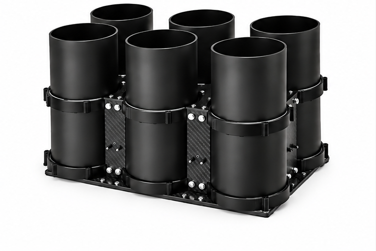 60mm Projectile Launcher, 6-Tube configuration